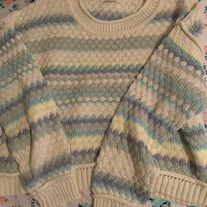 Multi colored soft sweater